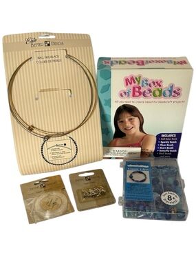 🦋 5/$25 - Vintage 90’s Y2K Bead Kit Bundle for DIY Jewelry Making
